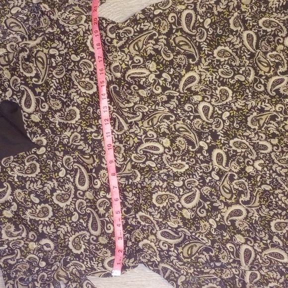 Lucky Brand Black and Tan Long Sleeve Dress - Picture 7 of 7